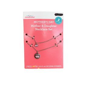Celebrate Mother’s Day 2 pc Adjustable Mother & Daughter 17.5” Bear Necklace Set